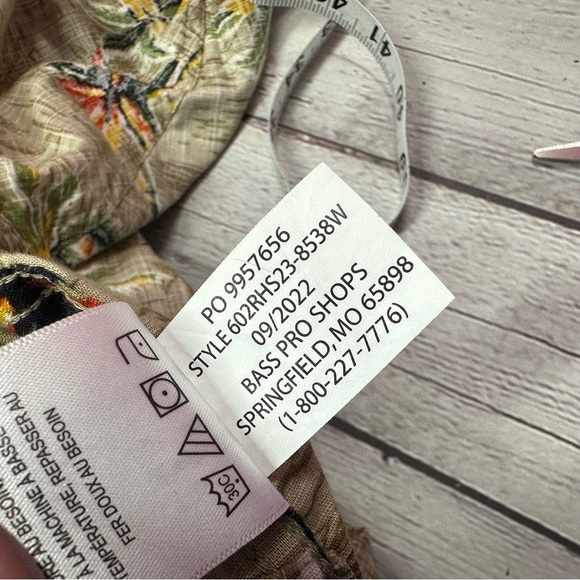 red head brand co. Casual Button Down Shirt Tropical palm tree Print sz 3XL - Picture 7 of 7